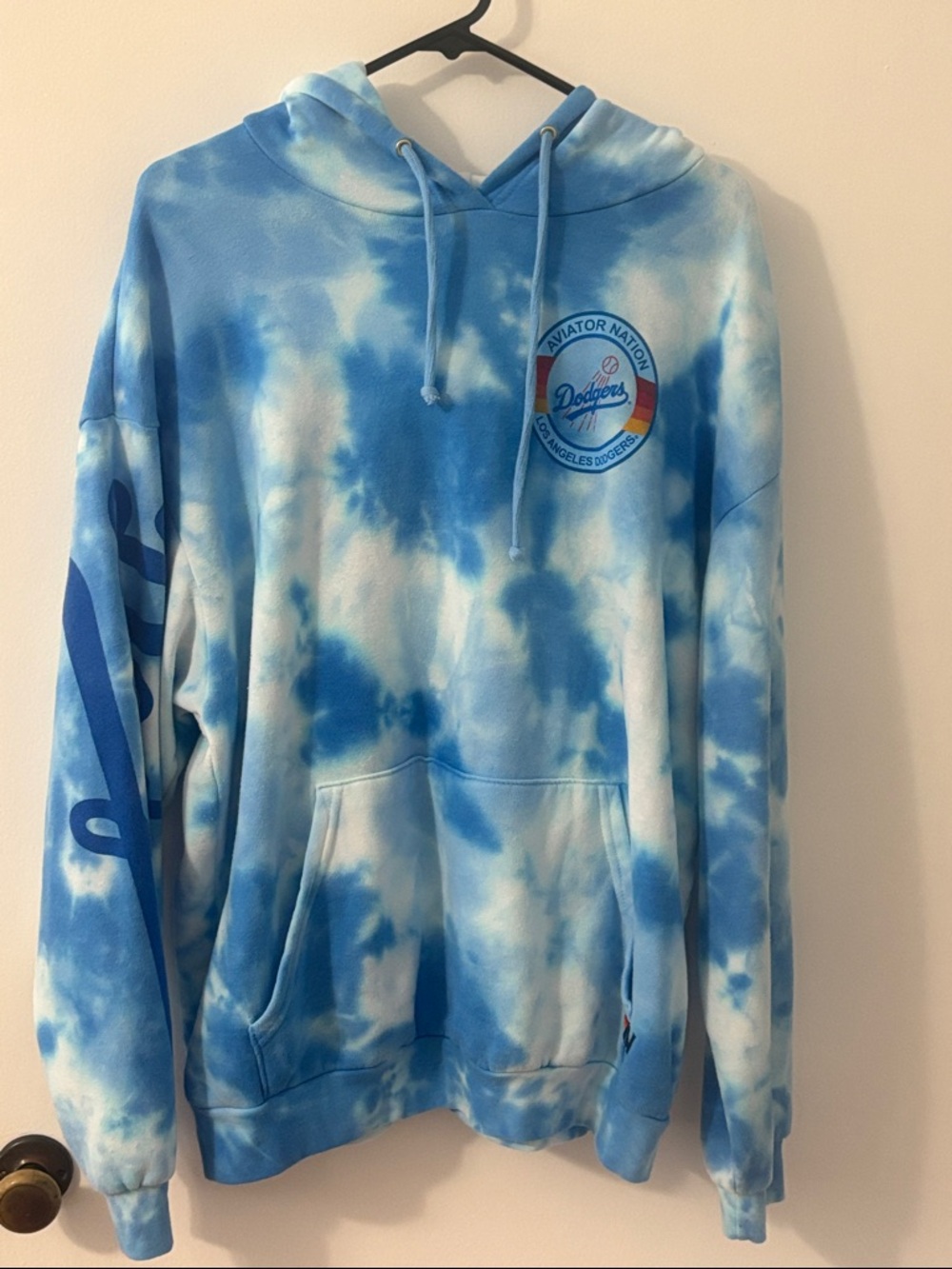 Aviator Nation Los Angeles Dodgers Hoodie Unisex Large EUC